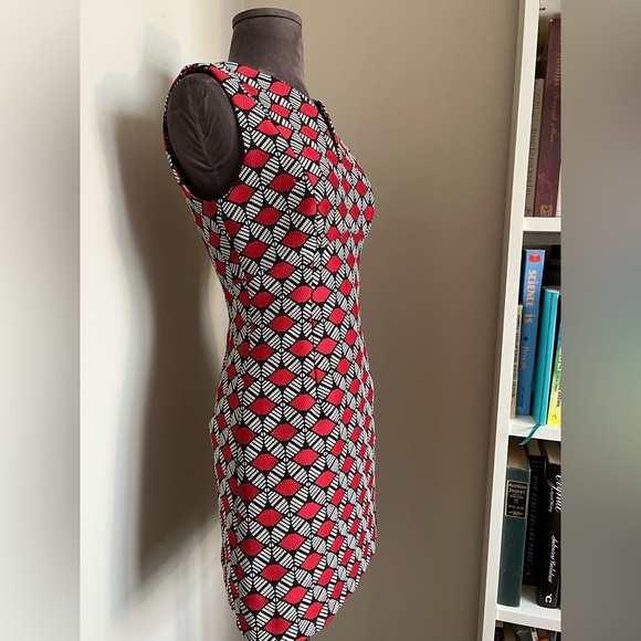 MILLY Mini Dress in Textured Fabric - Picture 4 of 10